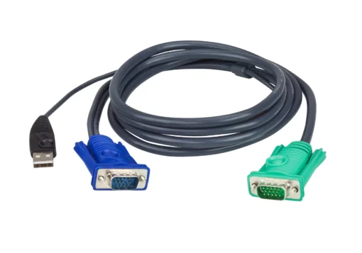 ATEN 1.8M USB KVM Cable with 3 in 1 SPHD